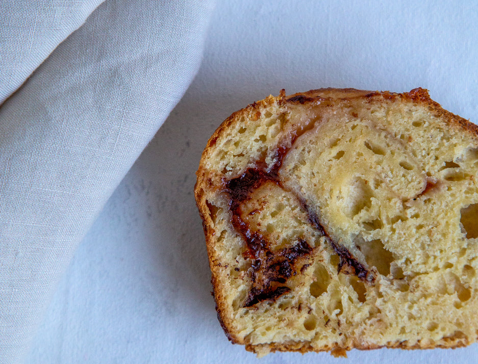 Babka con mermelada & chocolate