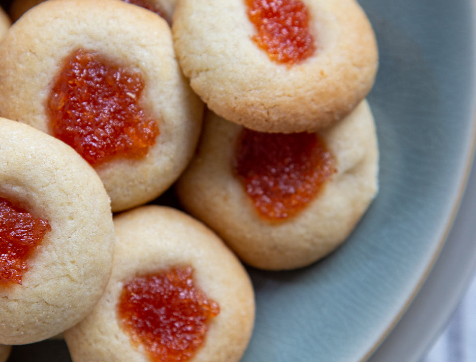 Galletas con dulce de membrillo