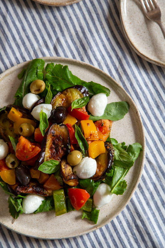 Ensalada de berenjena & mozzarella