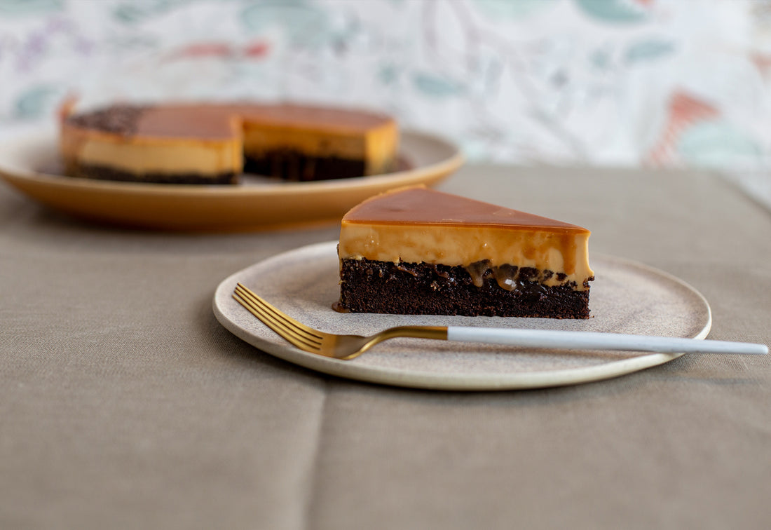 Tarta de chocolate & panna cotta